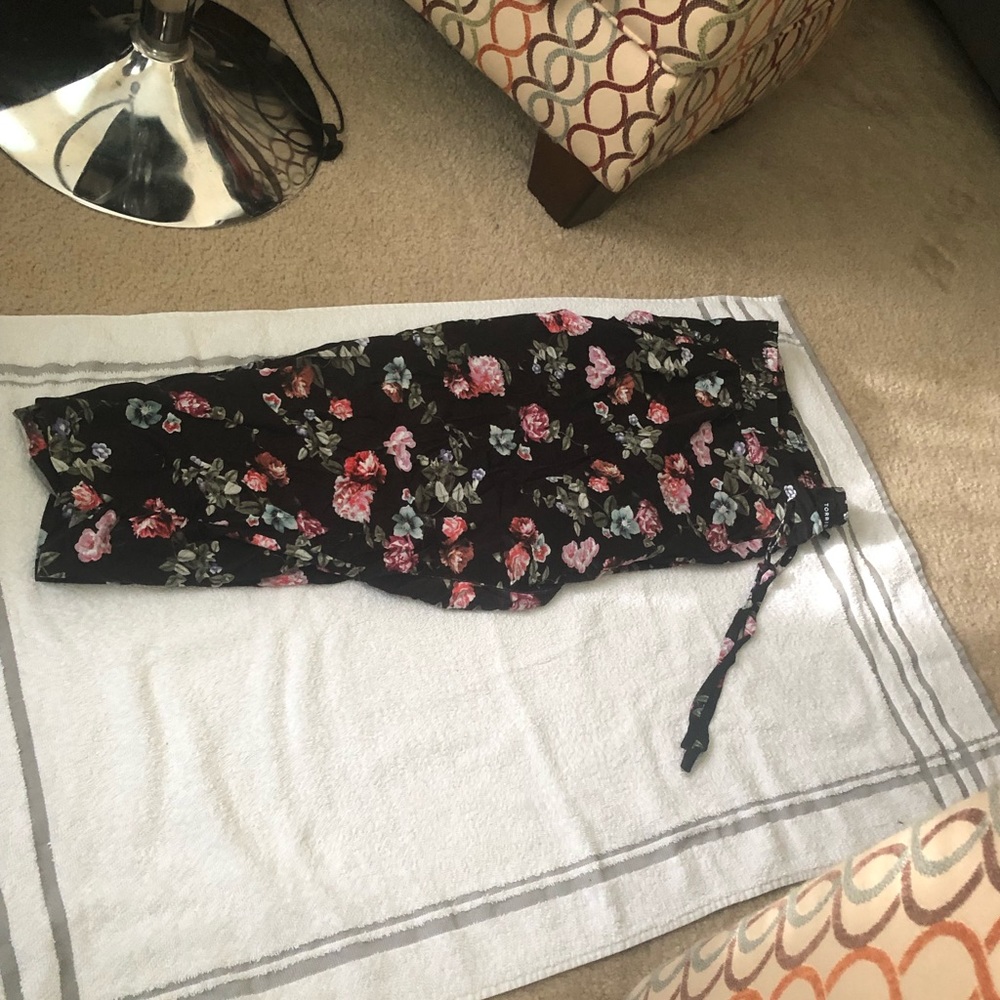 Torrid black floral pants